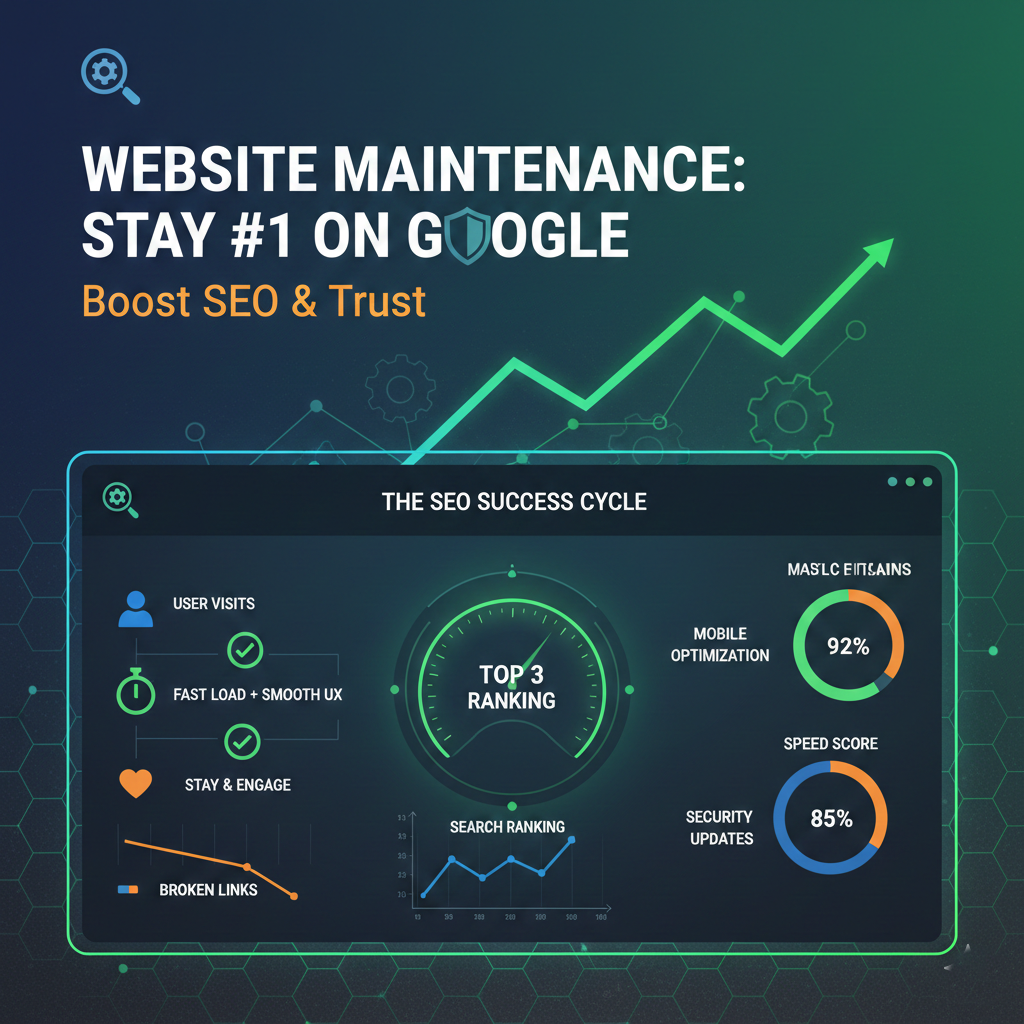 Why Your Website Needs Regular Maintenance to Stay on Top of Google