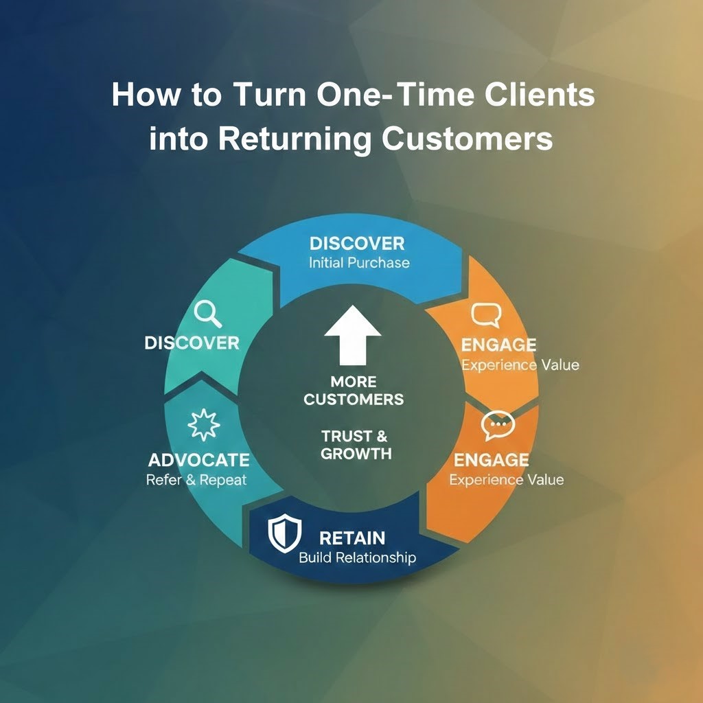 How to Turn One-Time Clients into Returning Customers