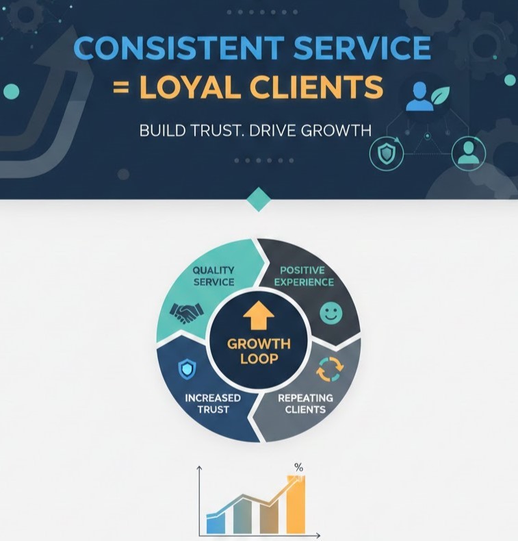 How Consistent Service Quality Builds Returning Clients