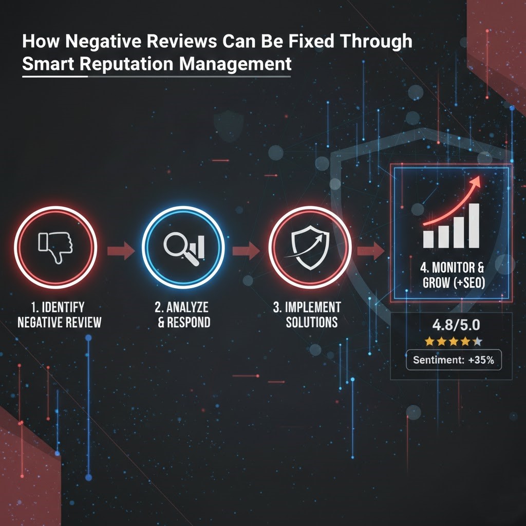 How Negative Reviews Can Be Fixed Through Smart Reputation Management