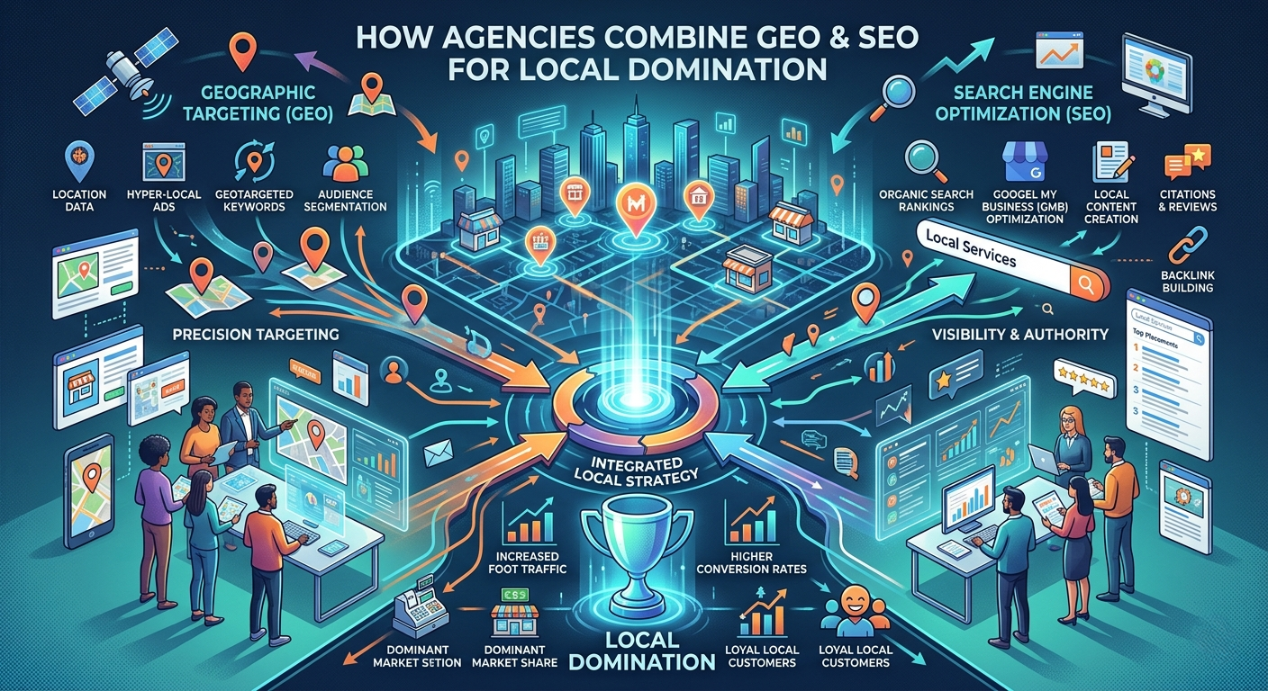 How Agencies Combine GEO and SEO for Local Domination