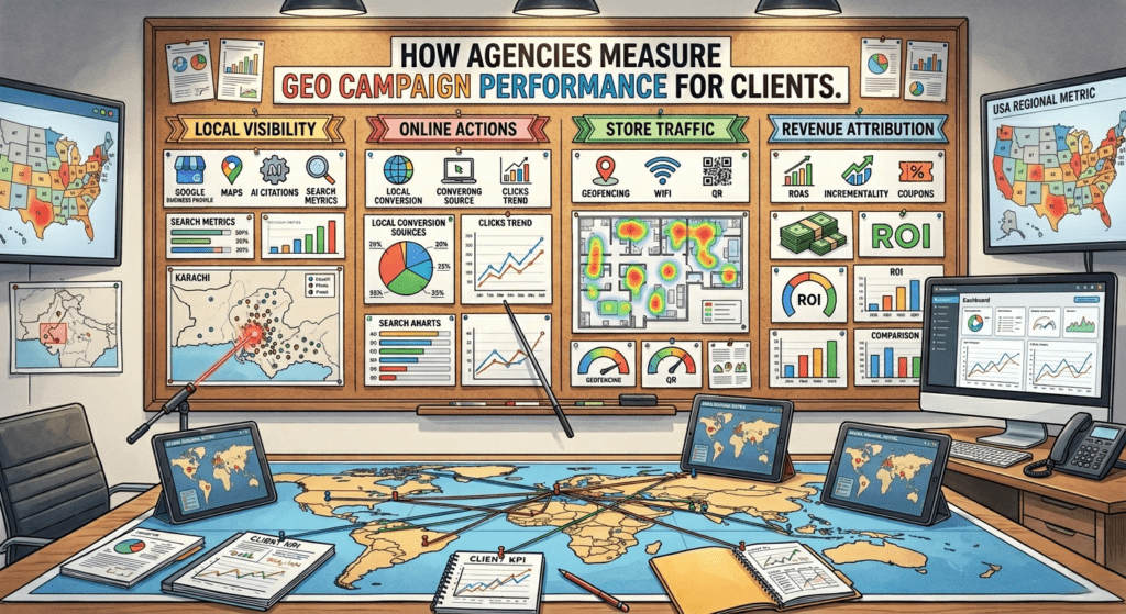 How Agencies Measure GEO Campaign Performance for Clients